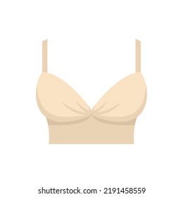 Icono de sujetador deslizante. Ilustración plana del icono del vector del sujetador deslizante aislado en el fondo blanco