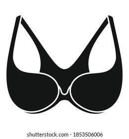 Icono de sujetador deslizante. Ilustración simple del icono vectorial del sujetador de deslizamiento para el diseño web aislado en fondo blanco