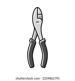 slip joint pliers color icon vector. slip joint pliers sign. isolated symbol illustration