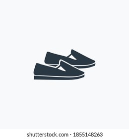 Slipons icon isolated on clean background. Slipons icon concept drawing icon in modern style. Vector illustration for your web mobile logo app UI design.