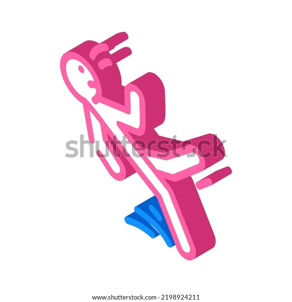 slipped man fall\
accident isometric icon vector. slipped man fall accident sign.\
isolated symbol\
illustration