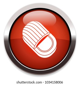 slipper bath flat icons