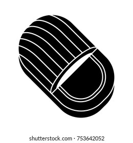 slipper bath flat icons
