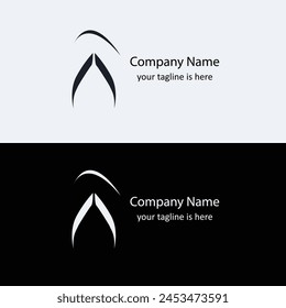 Slipper company logo vector illustration