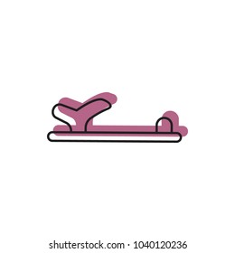 Slipper icon. Doodle illustration of Slipper vector icon for web and advertising