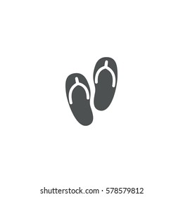 slipper icon. sign design