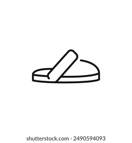 Slipper icon. Simple slipper icon for social media, app, and web design. Vector illustration.