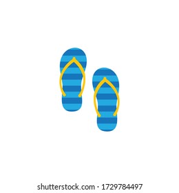 Slipper icon vector flat design