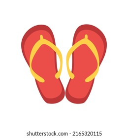 Slipper icon. Vector illustration on a white background.