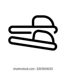 Slipper Icon Vector Symbol Design Illustration