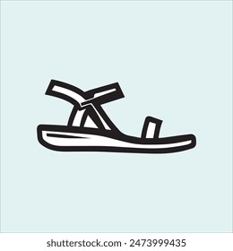 slipper shoes in vector format. 