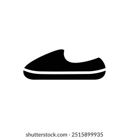 Slipper symbol design and clip art. Slipper flat vector icon design on white background