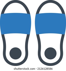 slipper Vector illustration on a transparent background. Premium quality symbols. Glyphs vector icon for concept and graphic design.