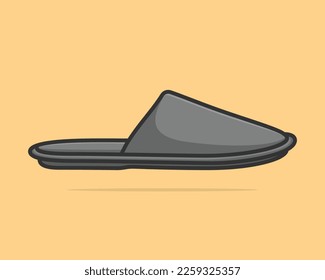 Slippers cartoonish vector illustration design.