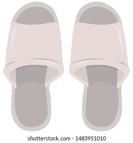 Slippers (disposable slippers), vector graphic