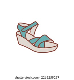 Zapatillas línea femenina simplicidad diseño creativo