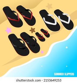 slippers with four sections. perfect for indoors or for summer
