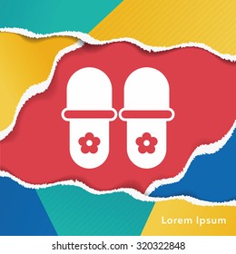 slippers icon