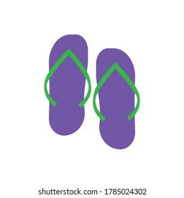 Slippers Icon design vector illustration