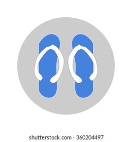 Slippers icon, eps 10