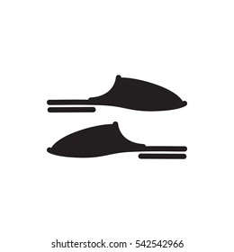 slippers icon illustration isolated vector sign symbol