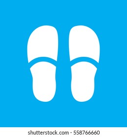 slippers icon illustration isolated vector sign symbol