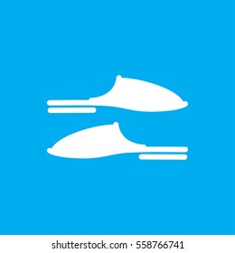 slippers icon illustration isolated vector sign symbol