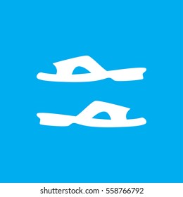 slippers icon illustration isolated vector sign symbol