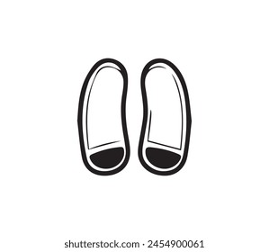 Slippers icon . Simple of slipper vector icons for web design on white background