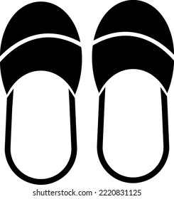 slippers icon vector eps trendy design template logo signage illustration clip art.eps