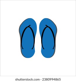 slippers icon vector illustration logo design