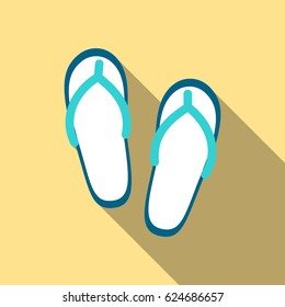 Slippers icon of vector illustration for web and mobile