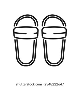 vectores de icono de deslizadores en estilo de línea
