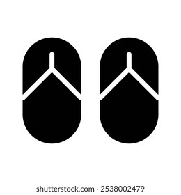 slippers icon vector  sandal icon