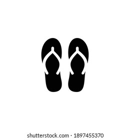 slippers icon vector sign symbol