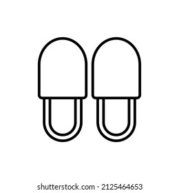Icono de línea de deslizadores, logotipo de contorno vectorial aislado en fondo blanco