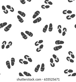 Slippers seamless pattern. Vector illustration for backgrounds