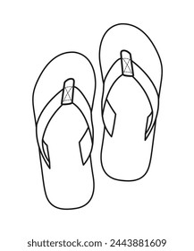 Tabla de tallas de zapatillas. Icono de contorno vectorial aislado sobre fondo blanco.