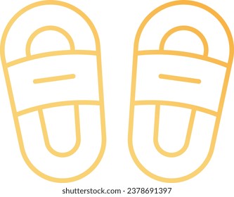 slippers vector design icon for download. Eps