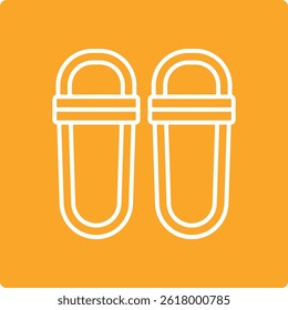 Icono de Vector de zapatillas. Se puede utilizar para aplicaciones de impresión, móviles y de Web.