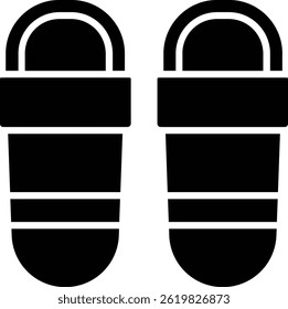 Slippers vector icon. Can be used for printing, mobile and web applications.