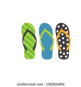 slippers vector icon illustration design template