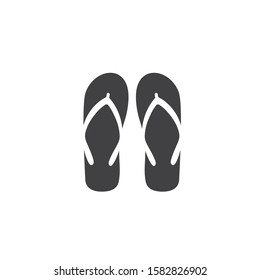 slippers vector icon illustration design template