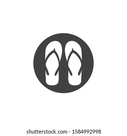 slippers vector icon illustration design template