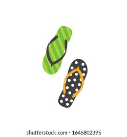 slippers vector icon illustration design template
