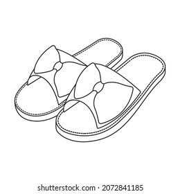 Icono de vector de deslizadores.Icono de vector de contorno aislado en deslizadores de fondo blancos.