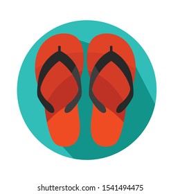 slippers vector illustration simple clip art