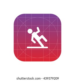 slippery floor icon