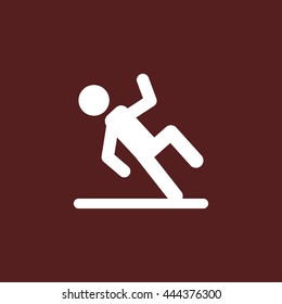 slippery floor icon