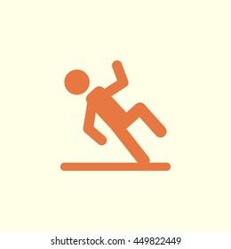 slippery floor icon